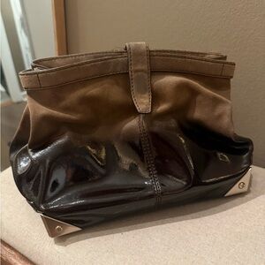 Alexander Wang Ombré Suede Leather Clutch